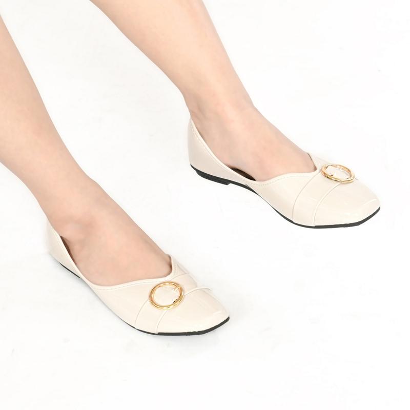 JIEHUA (BELI 2 GRATIS LIPSTICK) - Della Flatshoes Wanita Anti Slip Model Terbaru Kerja Kuliah Harian C24-98 8