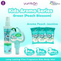 Gambar Paket Kids Aroma Series Yunikon Kids Body Mist 100ml + 60ml & Tisu Basah 20s (Purple Green Pink) - GREEN dari Yunikon Indonesia Kab. Tangerang 3 Tokopedia