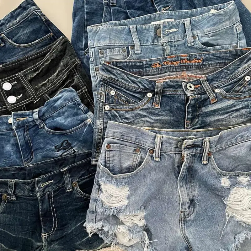 PAKET USAHA 1.JT DAPAT 100PC HOTPANTS/JEANS/KEMEJA/BLOUSE/PIYAMA BRANDED PREMIUM 0