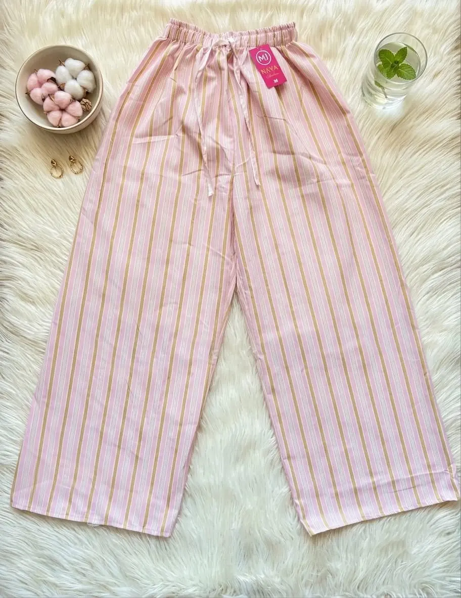 Celana Kulot Anak Stripe Usia 4-12 tahun Motif Garis-Garis / Cealan kulot Anak Bahan Katun