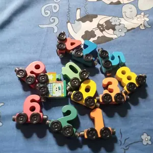 Mainan Kereta Api Magnet Susun Angka / Magnetic Numeric Train