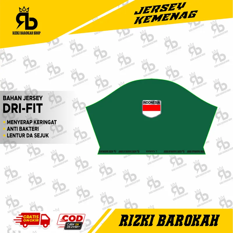 JERSEY KEMENTERIAN AGAMA/JERSEY KEMENDAG PANJANG/JERSEY LAPANGAN /KAOS OLAH RAGA PANJANG/KAOS SANTAI /jersy sport dri-fit 6