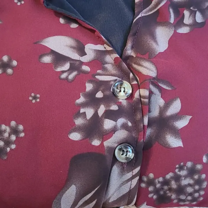 F708 Midi Dress Oriza Motif Kekinian 2