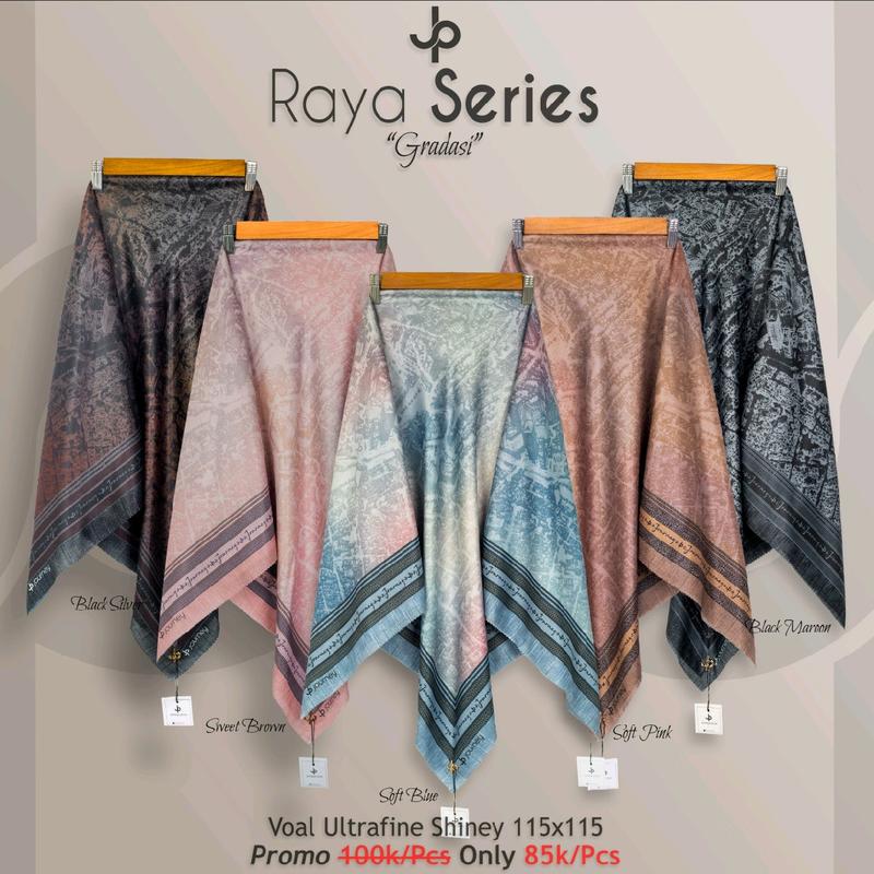 Jilbab Journey Scarves Original Raya Gradasi Series Promo hijab motif 1
