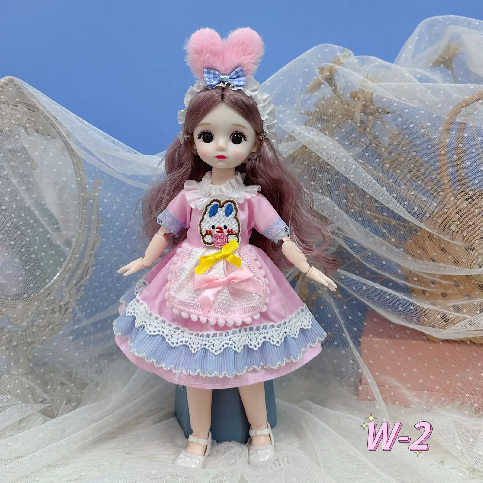 Mainan Boneka 30cm Dengan Dress Princess Untuk Anak Perempuan Kode W[+pack] Dolls Toys