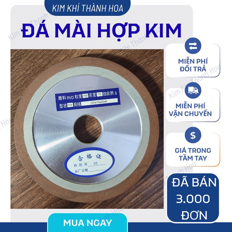 Đá mài hợp kim đĩa chuyên mài lưỡi cưa 100mm 125mm 150mm Kim Khí Hiệp Thảo tặng…