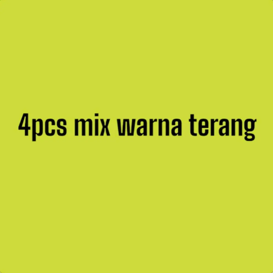 4PCS MIX WARNA TERANG