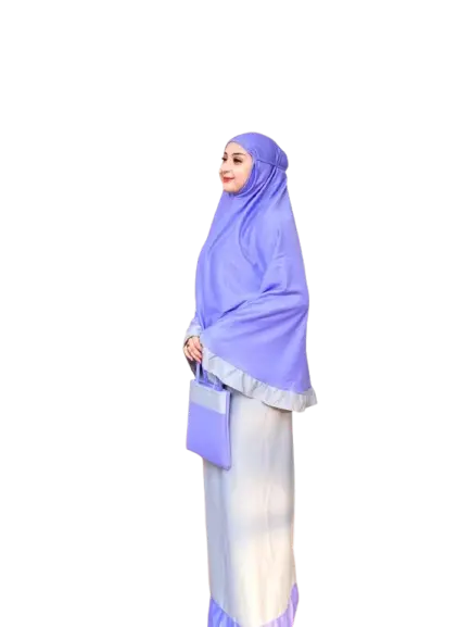 Mukena Anak Tanggung Kombinasi Twotone Salwa Untuk Kisaran 5th - 13th, Mukenah Cantik Bahan Hyget Terbaru 2025 Remaja Muslim 7