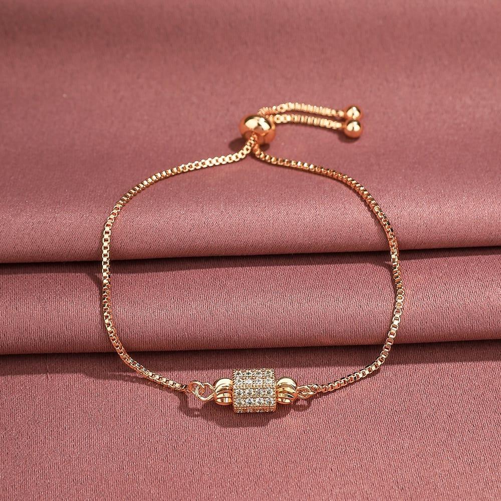 [COD] Gelang Serut Bulat Titanium Anti Karat Murah Perhiasan Lapis Emas 24k Anti Luntur Wanita Fashion Jewelry Gelang Rantai Murah