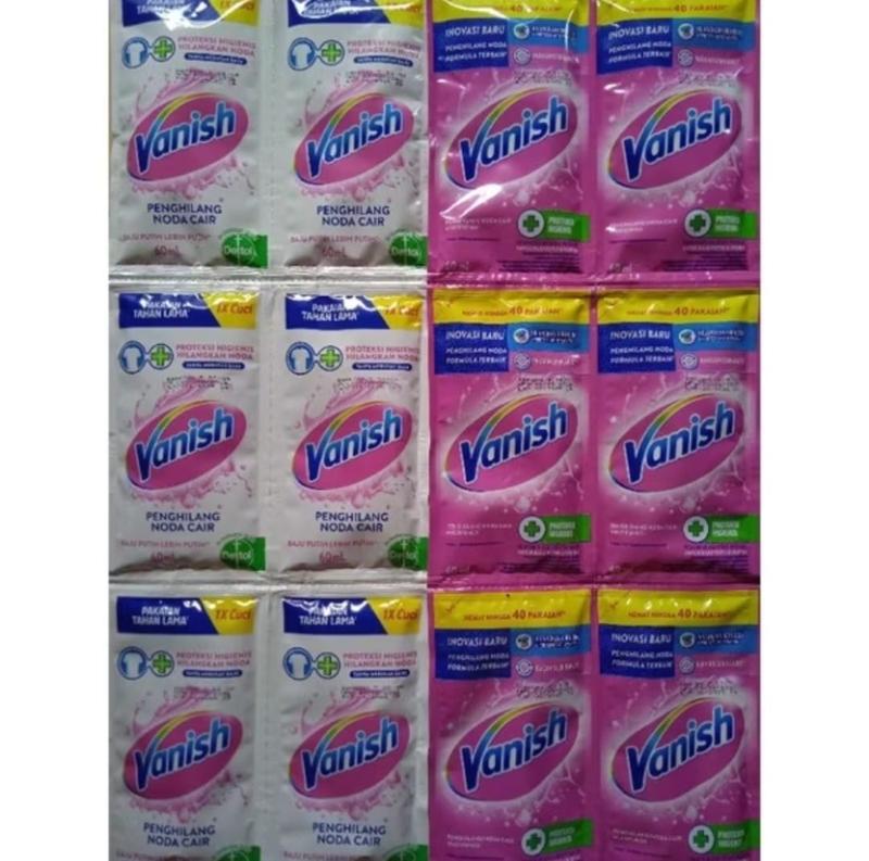 VANISH Cair Renceng [12 Sachet] - Pembersih Noda Ampuh 1