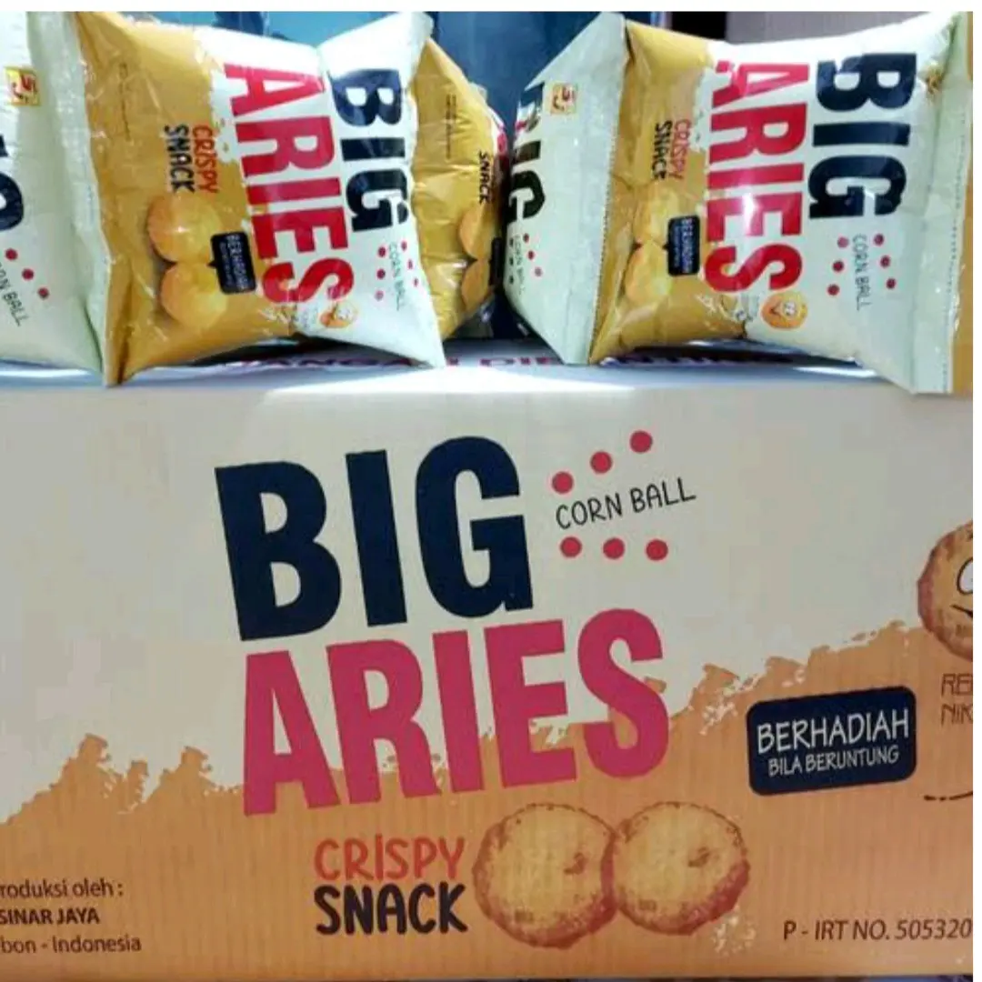 Jajan Berhadiah Big Aries isi 10pcs-Snack Jajanan