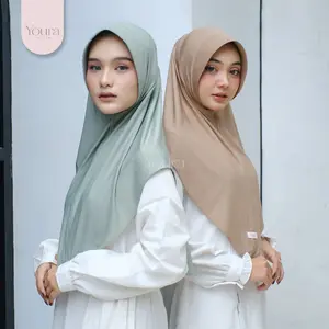 Youra Hijab – Hijab Instan Luna | Langsung Slup, Bergo Busa Nyaman, Size L Casual Syari