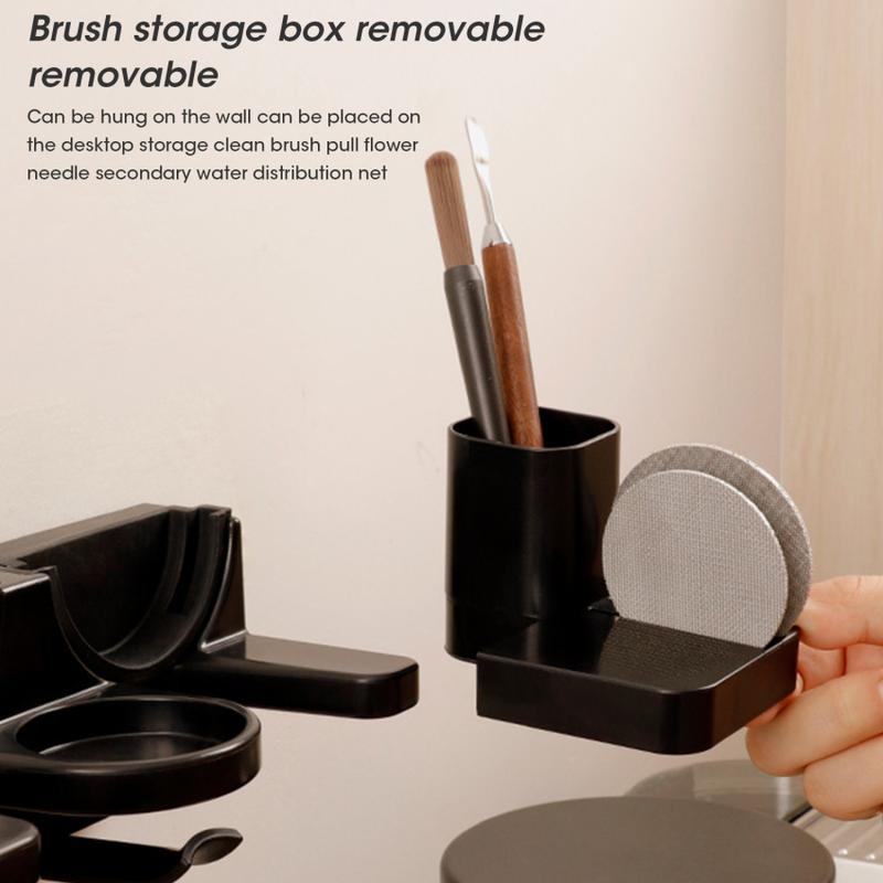 Product Introduction of Wall-mounted coffee filter holder, waterproof ABS holder, Espresso machine, handle group, wall mounted, Rack51/54/58MM 36