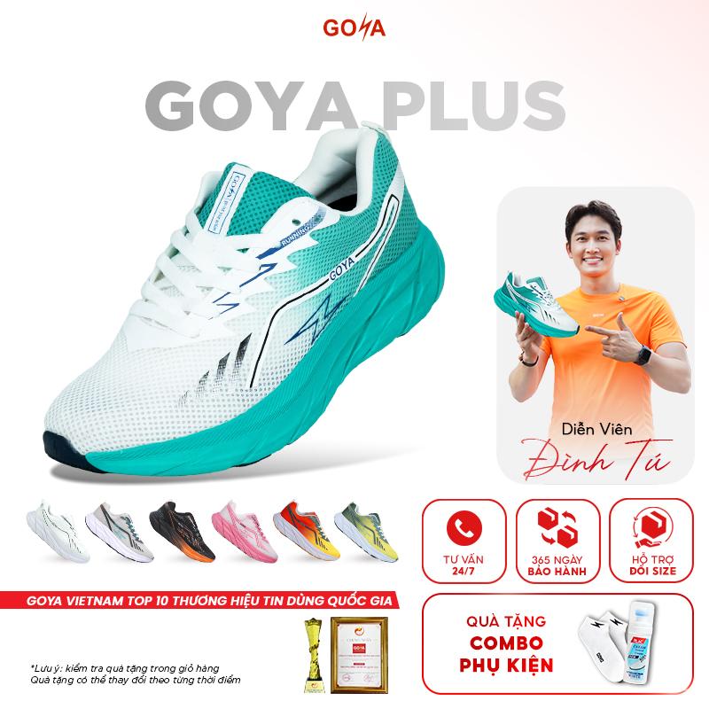 Giày Thể Thao Chạy Bộ Goya Plus Năm 2025 - Siêu Nhẹ, Siêu Êm Phù Hợp Cho Nam Nữ Đi Bộ, Sneaker Tập Chạy Bộ, Tập Thể Dục
