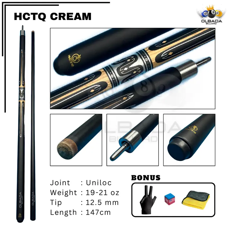 HCTQ Carbon Stik Billiard / Stick Billiard / Ball Sports / Stik Karbon 5
