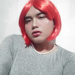 RAMBUT WIG BOP PENDEK PONI SEBAHU RAMBUT PALSU LURUS WANITA WIG COSPLAY PARTY