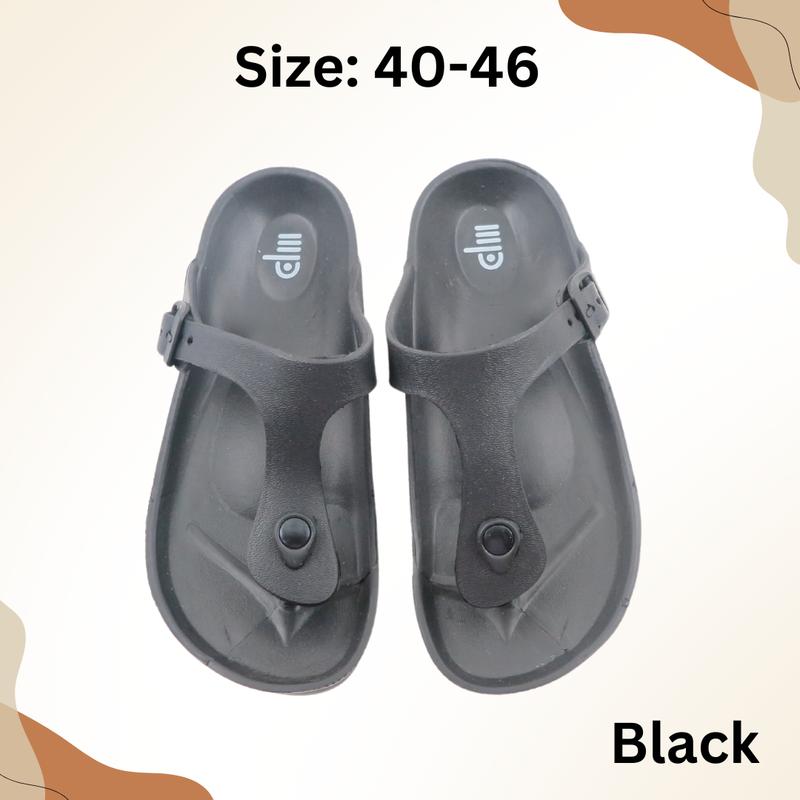 Smart Unisex Slippers in Black Color / Indoor and Outdoor Slipper (2127M) 2