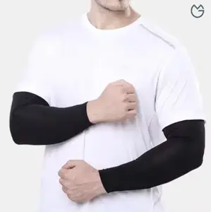Manset Sarung Tangan Emga MT1A Panjang Polos Pelindung Lengan Pendek Arm Sleeves Unisex Pria Wanita Muslimah Muslim Hijab Handsock Deker Kaos Anti UV