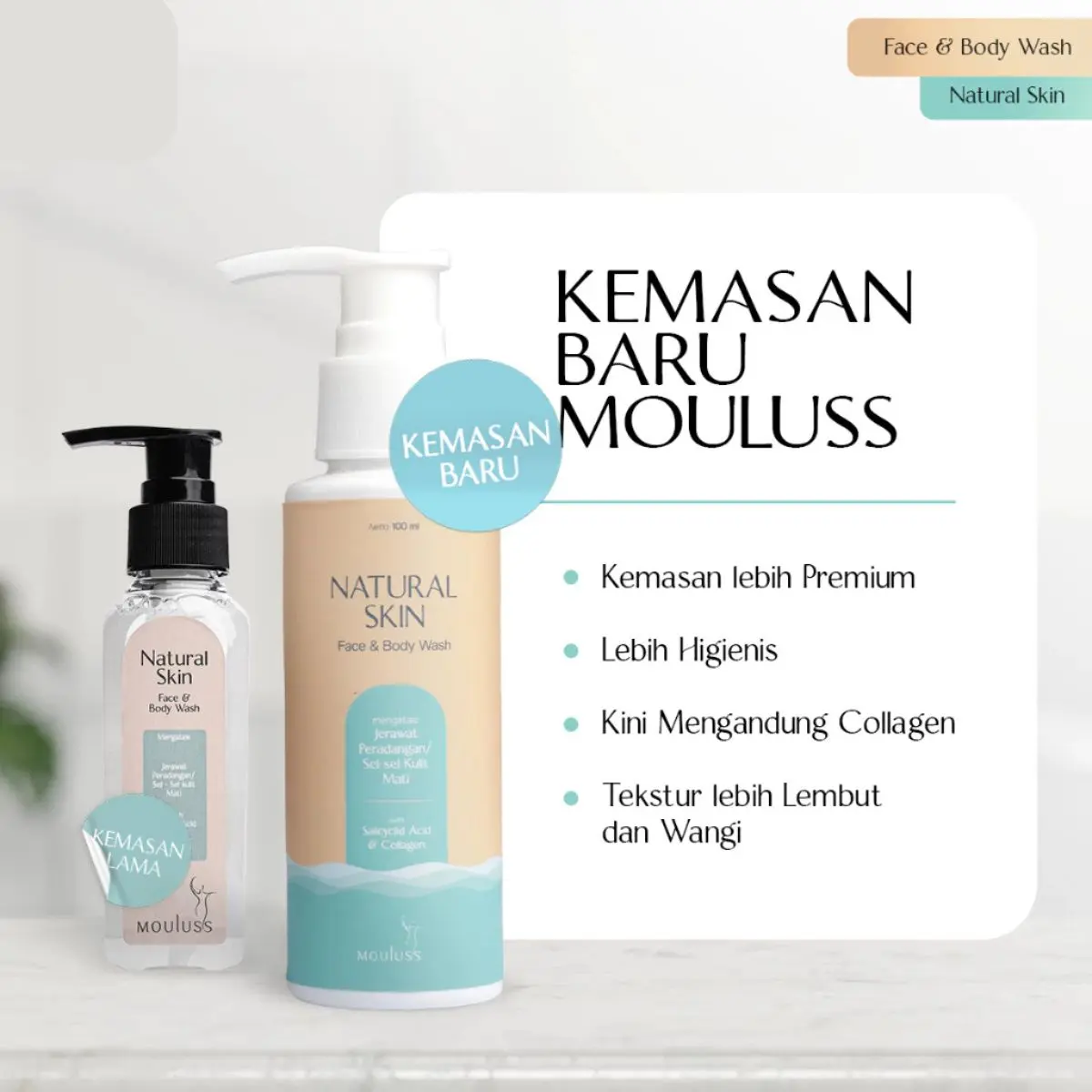 KEMASAN TERBARU MOULUS NATURAL SKIN Sabun Anti Kurap Jamur Panu & Jerawat Tubuh By Mouluss Natural Skin