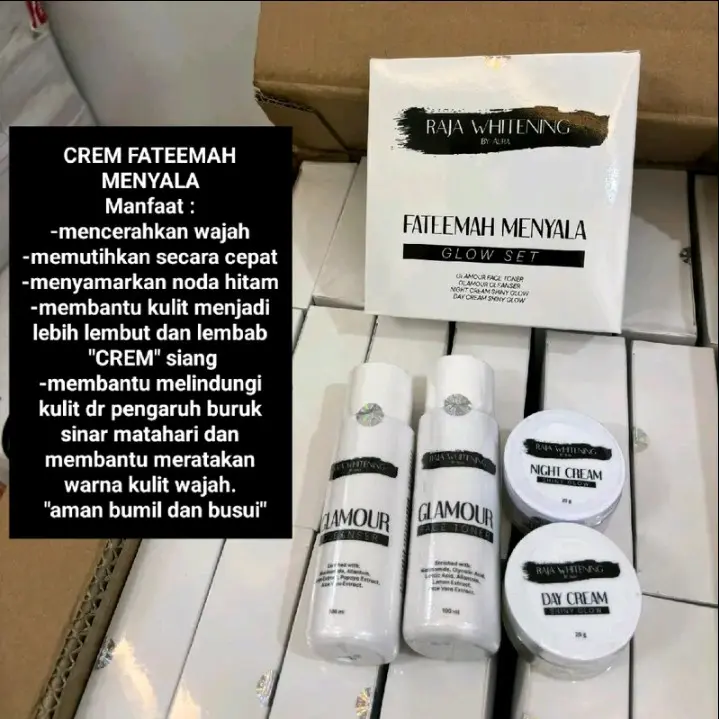 CREAM FATEEMAH MENYALA acil Imah Wajah