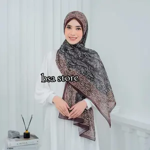 PASHMINA TURKEY Motif Terbaru - Pasmina Motif Printing Paisley Series - Muslim