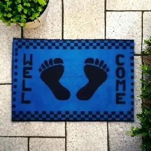 Keset lantai handuk motif - Keset Handuk Katun 40x60cm - Keset Handuk Bolak Balik - Motif Random, Mudah Menyerap Air dan Nyaman Dipakai Lantai Kaki Welcome keset kaki ruang tamu kamar tidur dapur murah