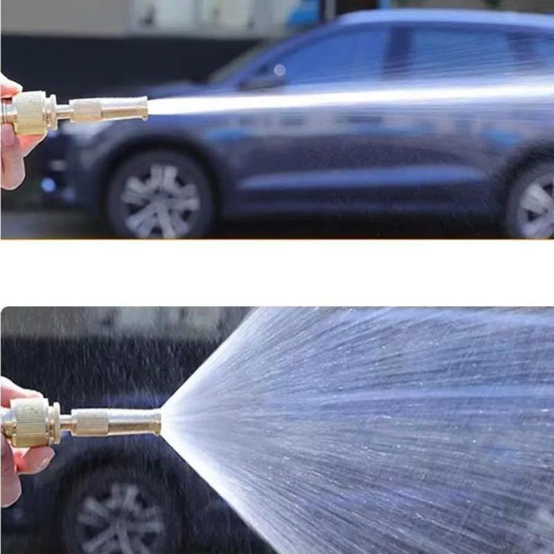 Đầu Vòi Xịt Tăng Áp Rửa Xe Tưới Cây SUMO , Đầu Phun Chất Liệu Đồng - 3 Chế Độ Phun Nước 8