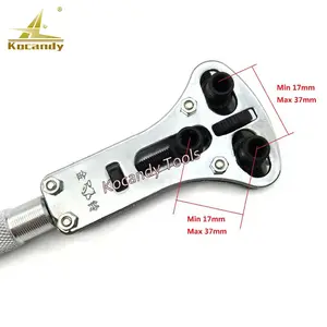 Jaxa Style Steel Professional Watch Back Case Opener Screwdriver Tool Kits Watch Repair Tool Kits - with Bag Packing