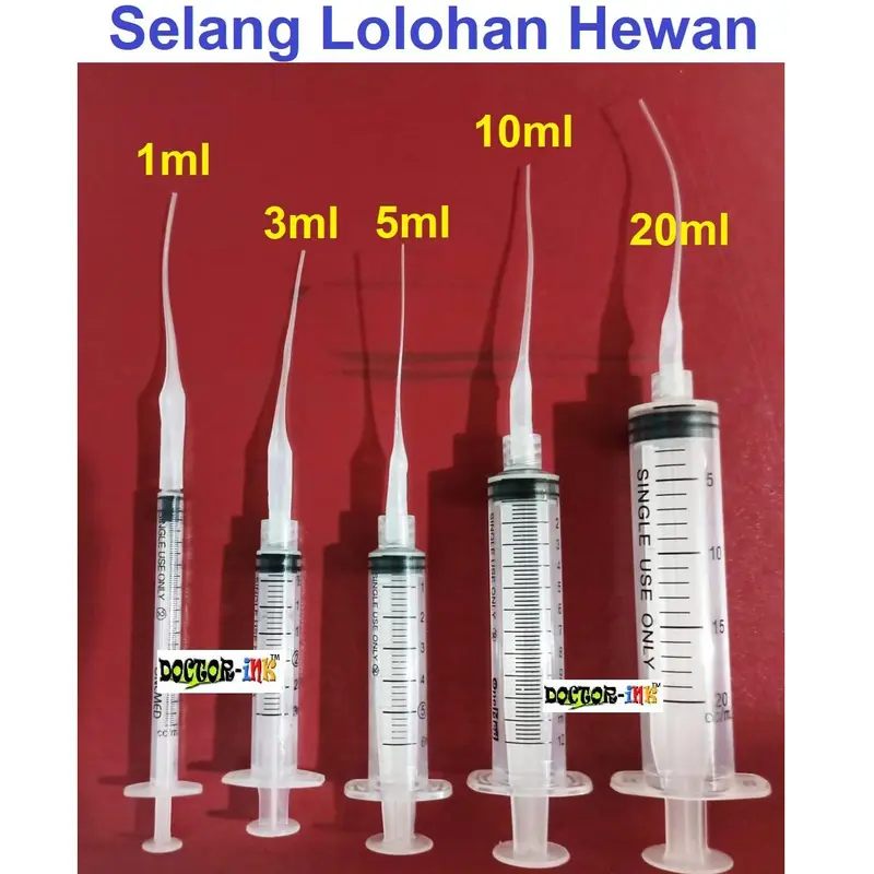 Spuit/Suntikan 20 Ml + Selang Pembersih Head Printer 0