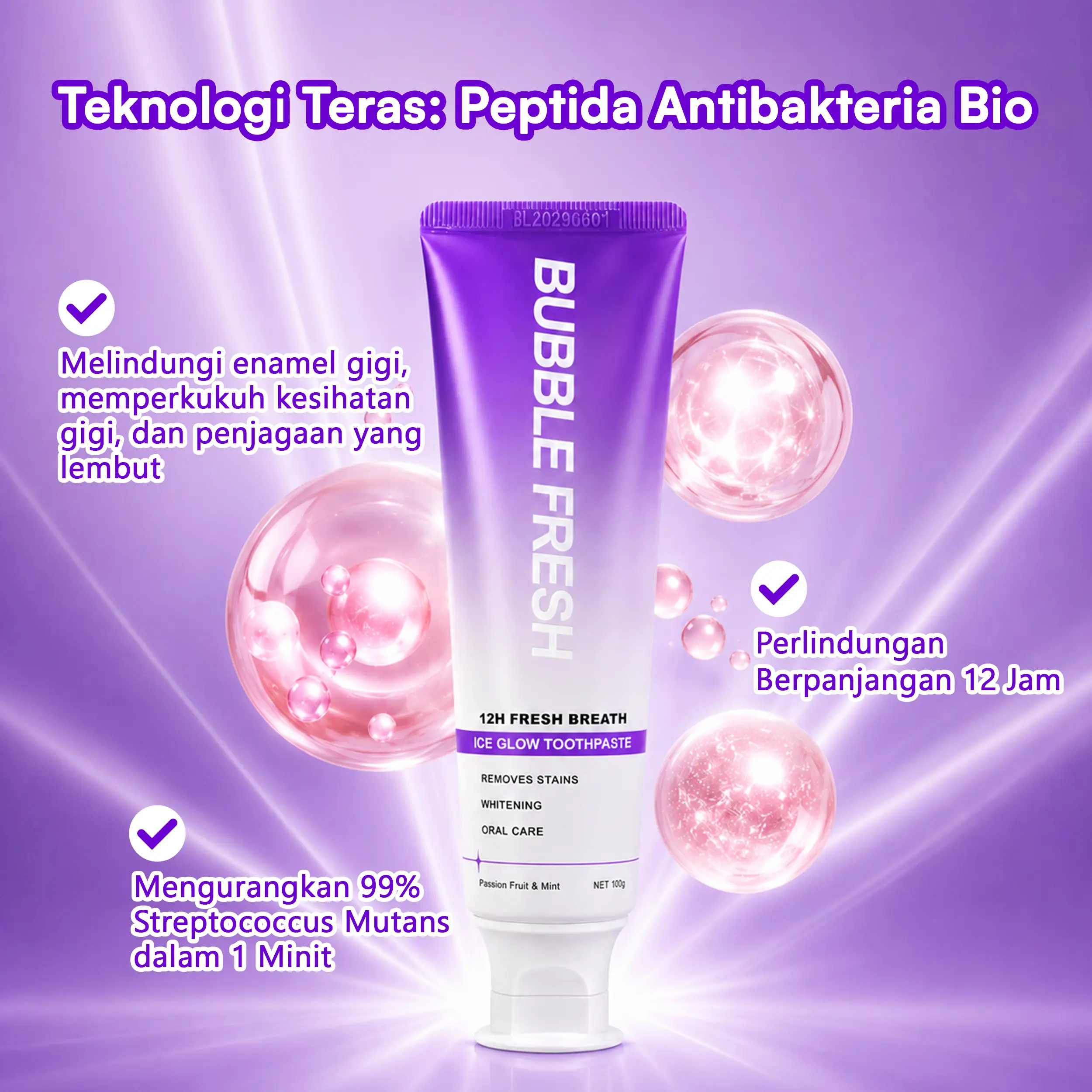 Bubble Fresh Toothpaste 6