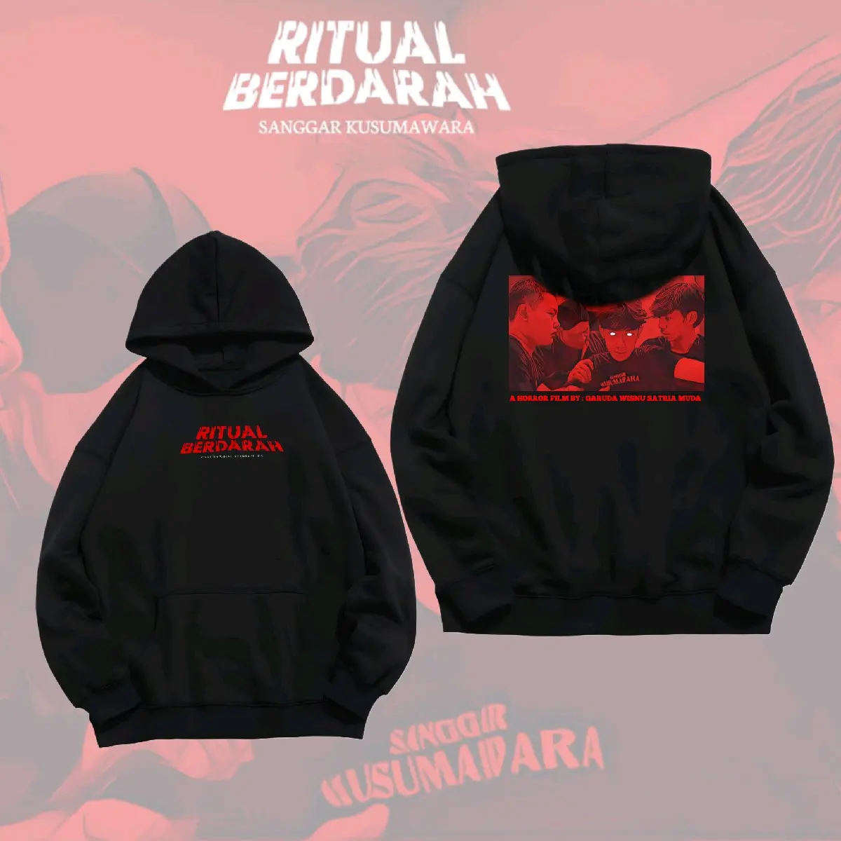 Jaket Hoodie Anak/Dewasa Fans Gwsm Ritual Berdarah Jaket gwsm Sweater Garuda Wisnu Satria Muda fashion