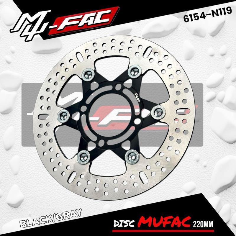 CAKRAM PIRINGAN DEPAN UK 220mm FULL CNC NEW EDITION UNIVERSAL MOTOR MIO VARIO BEAT MIO SOUL SCOOPY JUPITER MX DLL 2