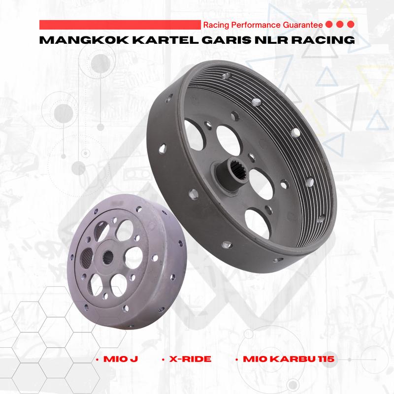 MANGKOK GANDA KARTEL GARIS ANTI GREDEK DAN ANTI SLIP UNTUK VARIAN Motorcycle VARIO NMAX MIO Karbu BEAT FINO 6