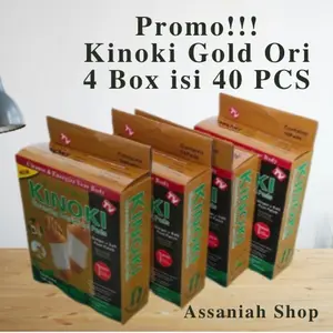 Kinoki Ori (4 Box 40 Pcs) Masker Kaki Detoks Untuk Terapi Kaki