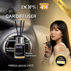 DOPS Car Diffuser - Parfum Mobil Capit Mewah l Car Diffuser with Exclusive Fragrance l 12ml