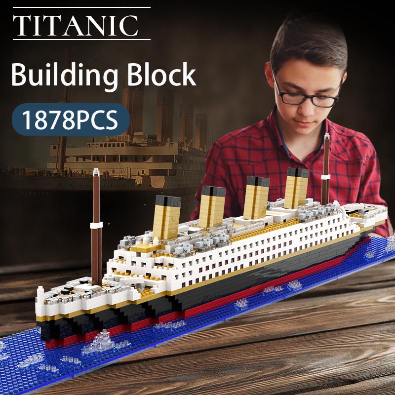 Product Introduction of Titanic Ship Model Building Blocks Classic Large Ship Assembled Toys for Boys transformers toys resin anime toy car mofusand blind icebreaker toy car magnetic tiles sis diecast blind box hongli big panda wooden cup noodle customizable car deal dough 0