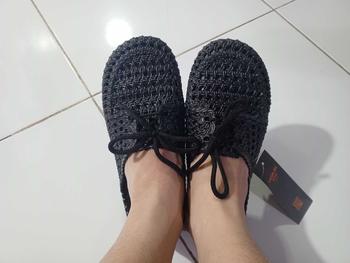 Product Review of [YESPLUS] PY132 Sandal Selop Wanita Flat Jelly Import Fashion Model Tali Rajut Terbaru from h**a 3