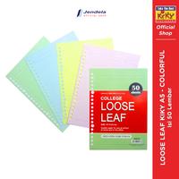 Gambar Loose Leaf Kiky A5 Colorfull Kertas File Isi 50 & 100 Lembar Untuk Sekolah Kuliah Kantor ATK - A5 50 ColourFull dari jendelabook Kab. Klaten 2 Tokopedia