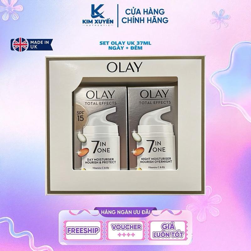 Bảng UK - Set 37ML Set Kem dưỡng Olay Total Effects 7 In One - Mỗi Chai 37ML TRẮNG Skincare