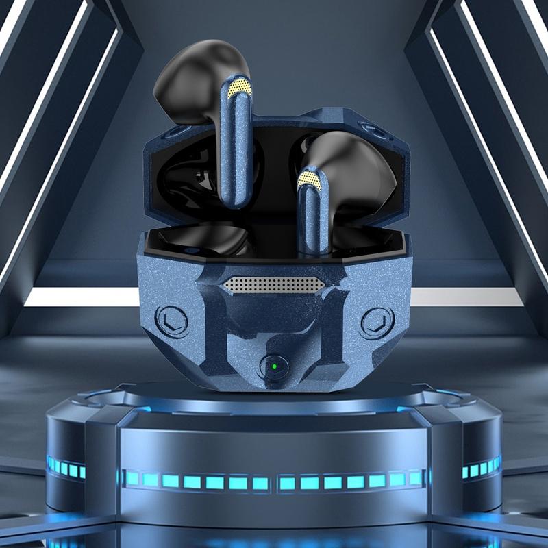 Tai Nghe Bluetooth Chơi Game, Hàng Mới Về Năm 2024, Không Dây, Phong Cách Mecha Ngầu Thời Lượng Pin Dài, Thích Hợp Cho iPhone Earphone Nghe Nhạc Nhét Tai X77