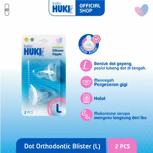 BABY HUKI Dot Otrhodontic Blister - Isi 2 - Ukuran L