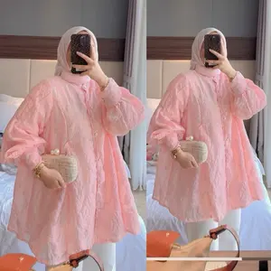 Athalia Blouse Drym - Baju Wanita busui nyaman dan elegan Muslim Cantik