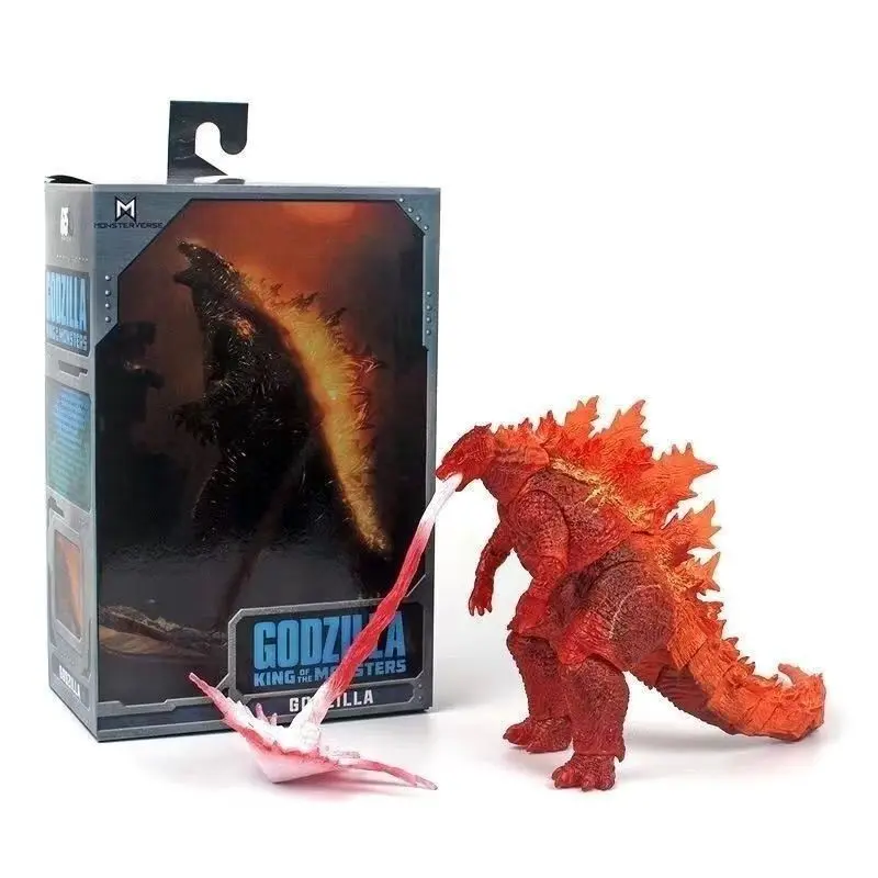 Neca Godzilla 7 Inch Burning Godzilla Atomic Blast Red Action Figure ...