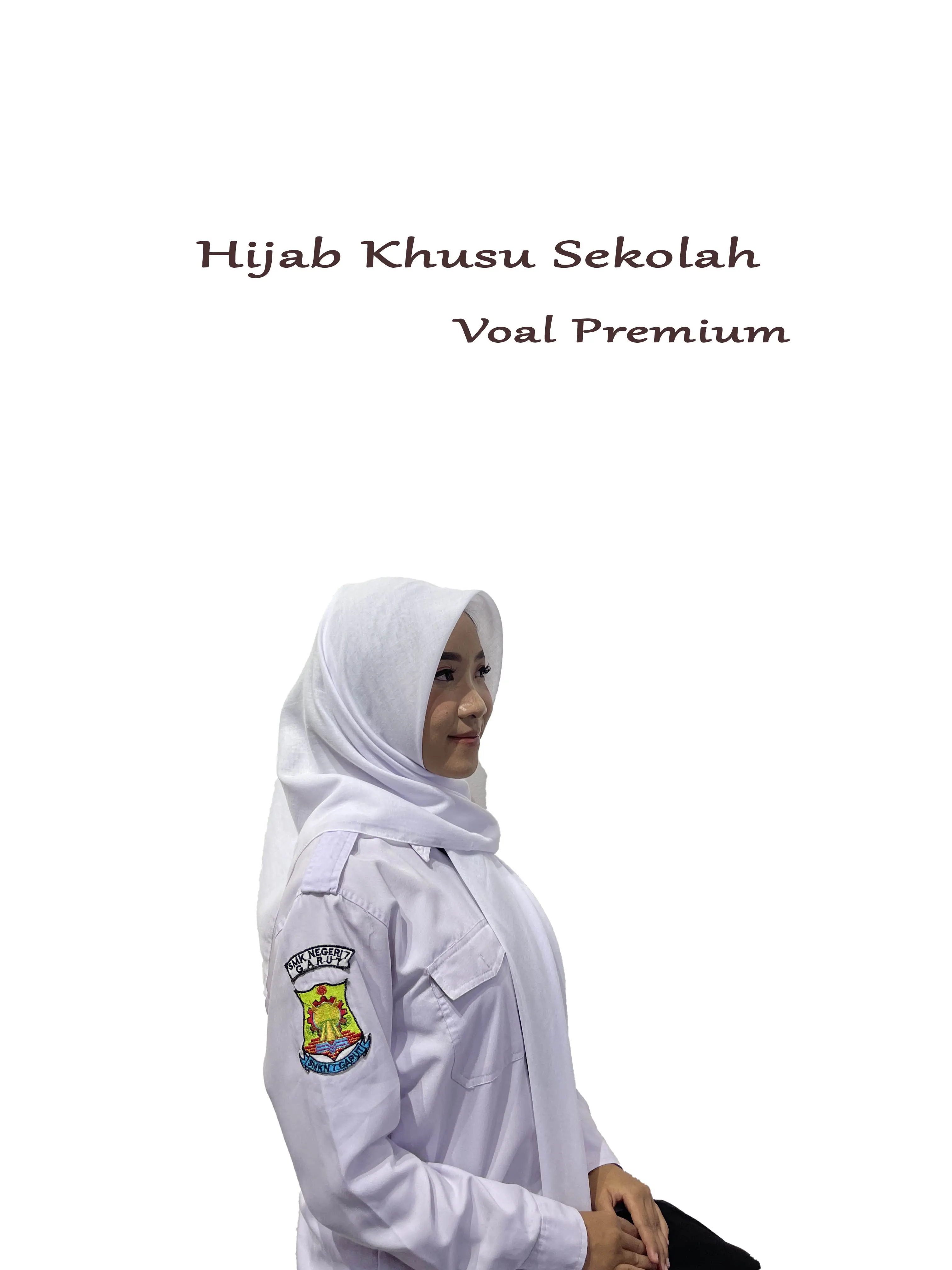 LAKUNA Hijab Khusu Sekolah | Hijab Sekolah Trendy | Hijab Sekolah Voal Premium