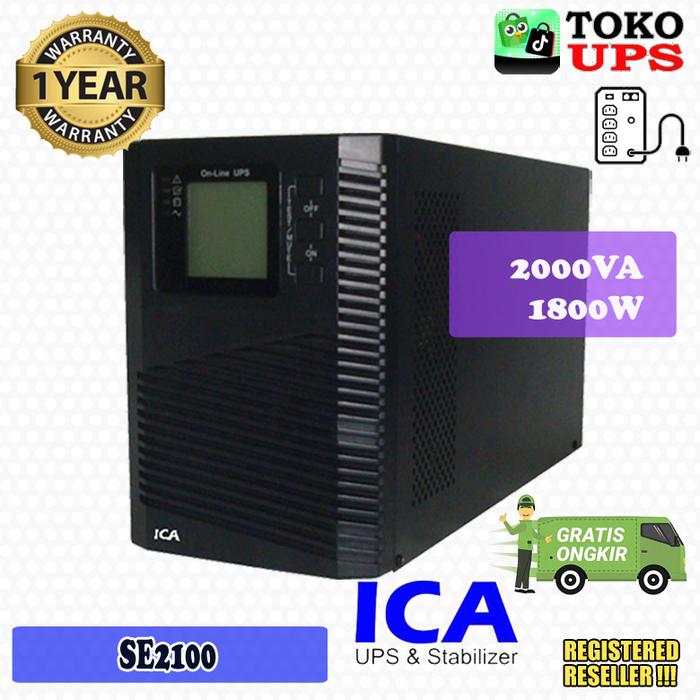 Gambar UPS ICA SE2100 2000VA 1800W Online LCD - Bubble dari TokoUPS Kota Administrasi Jakarta Pusat Tokopedia