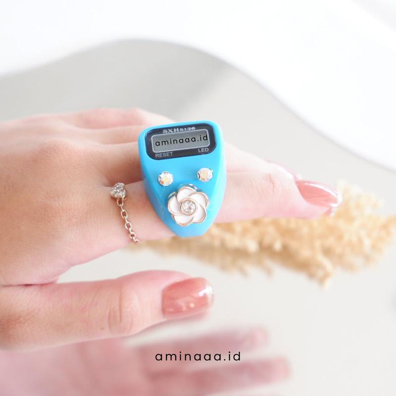 aminaaa.id - basic sxh ring flower tasbih digital cantik terbaru TA06 6