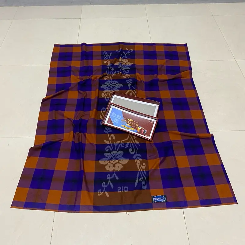 Sarung Bin saleh motif bhs terbaru tompal kembang 1
