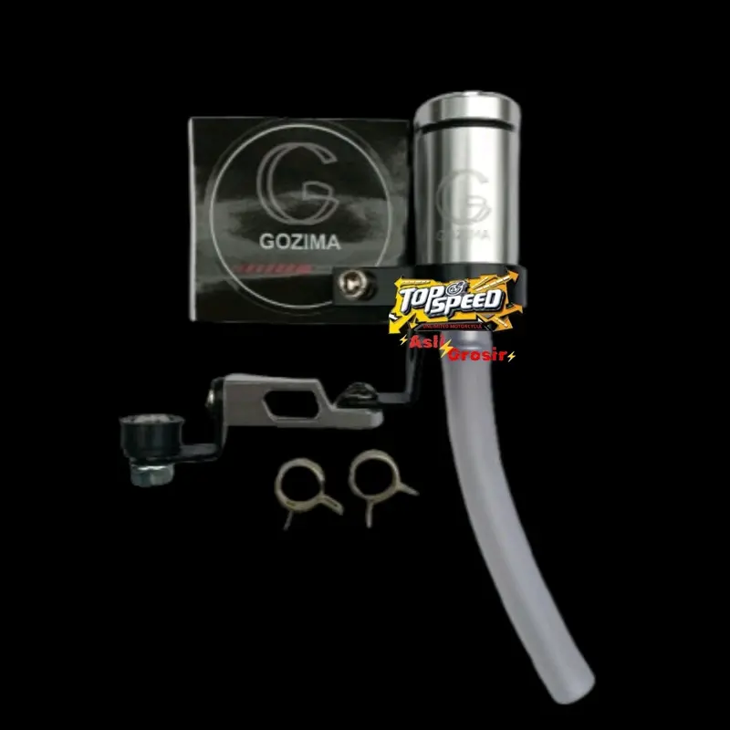 Paket Variasi 2item Tabung Minyak Rem Model Pen'iss Cnc Plus Breket Tabung Minyak Rem Cnc Full CNC Plus Selang And Breket Selang Universal Semua Motor 6