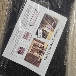 Pintu Jaring Penghalang Pagar Kandang Kucing Anjing 180CM Magic Gate