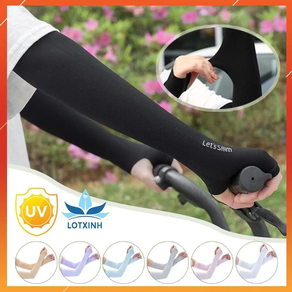 Ống Tay Chống Nắng Dài Chống UV Nam Nữ Đi Xe Máy Che Tay Chống Nắng Đi Phượt Thể Thao GANGTAY03
